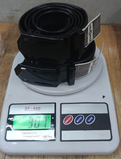 Men's Leather Automatic Buckle Belt _BUY 1 GET 1 FREE (Black & Brown)